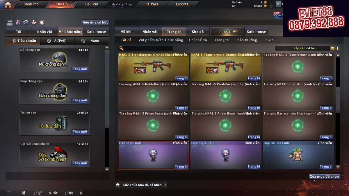 shop acc cf uy tin gia re